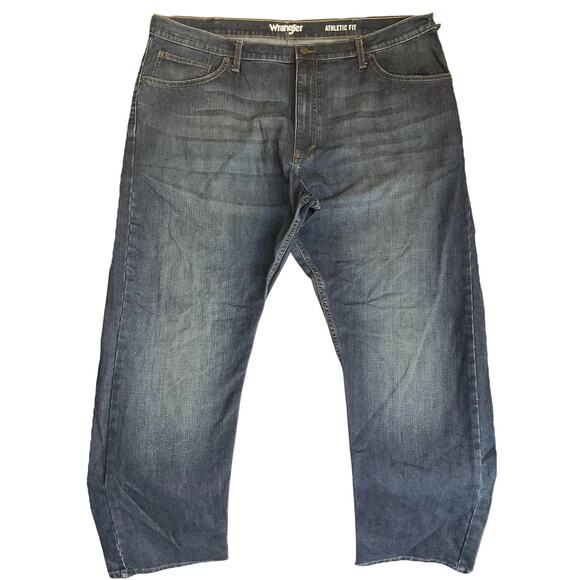 Wrangler Men Jeans 42X30 Blue Denim 30" Inseam - Picture 1 of 11